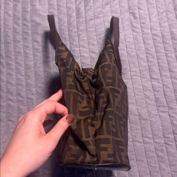 Mini fendi Zucca nylon tote bag - Picture 11 of 13